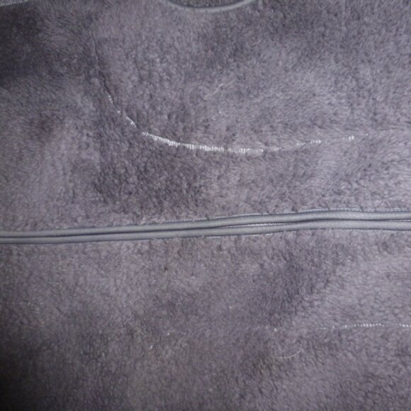 Vintage Kavu Fleece Sleeveless Hoodie Zip Up Vest Streetwear Outdoor Size L - Picture 8 of 9